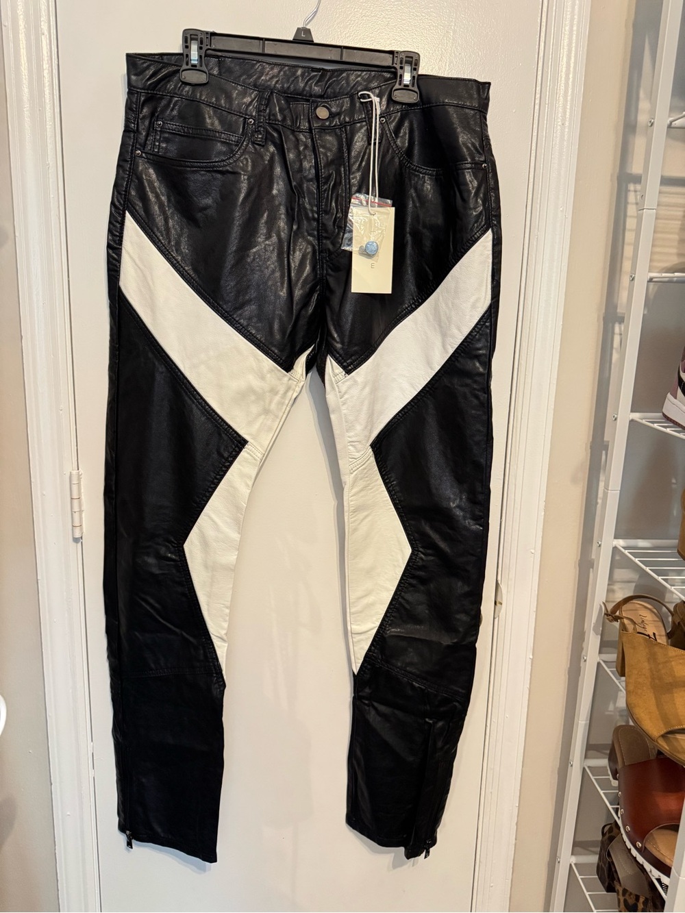 mnml S192 LEATHER PANTS Size 34 - Picture 3 of 14